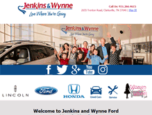 Tablet Screenshot of jenkinsandwynne.com